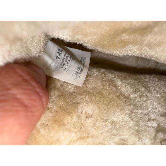 J.Crew Nordic Nubick Leather Wedge Hiking Inspired Boots - 7 - Picture 6 of 7